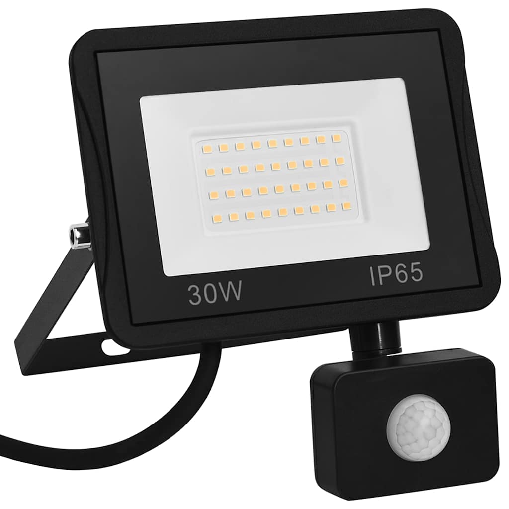 LED-Fluter mit Sensor 10W Warmweiß