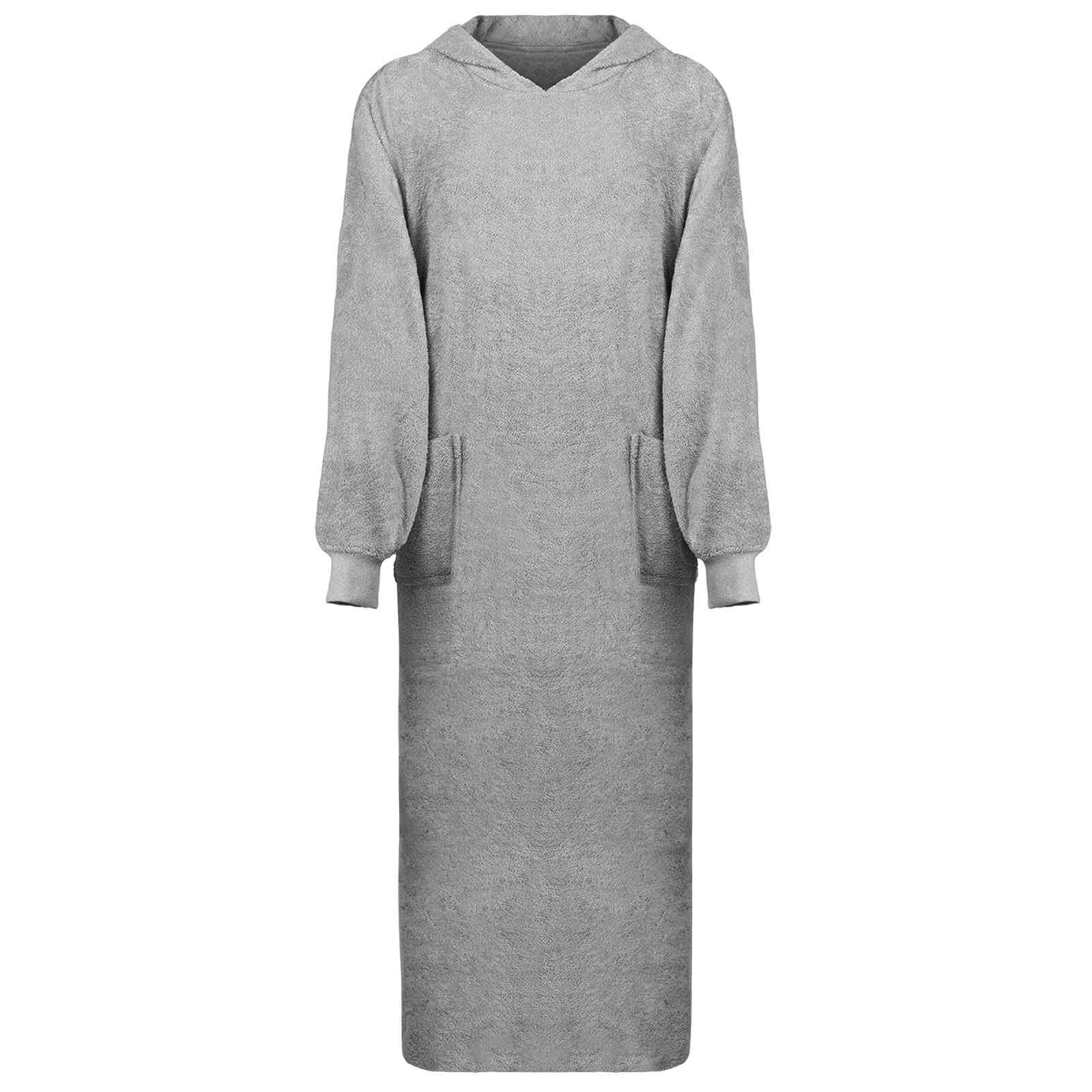 Decken-Hoodie KINN Creme L Baumwolle