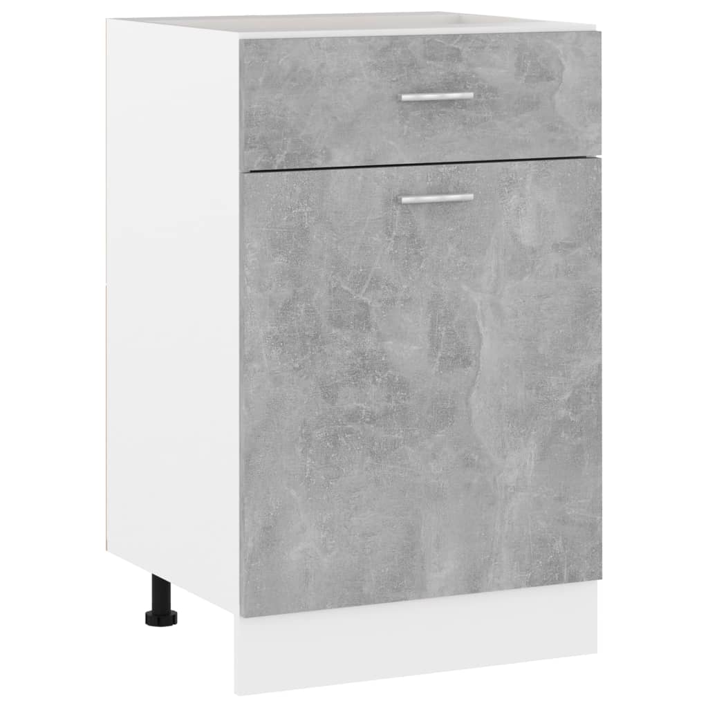 Unterschrank Lyon Weiß 60x46x81,5 cm Holzwerkstoff