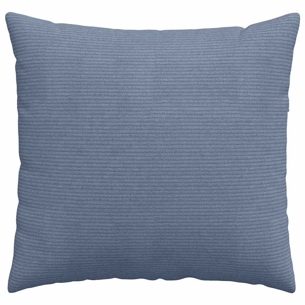 Sofakissen 2 Stück Hellgrau 50 x 30 cm Cordstoff