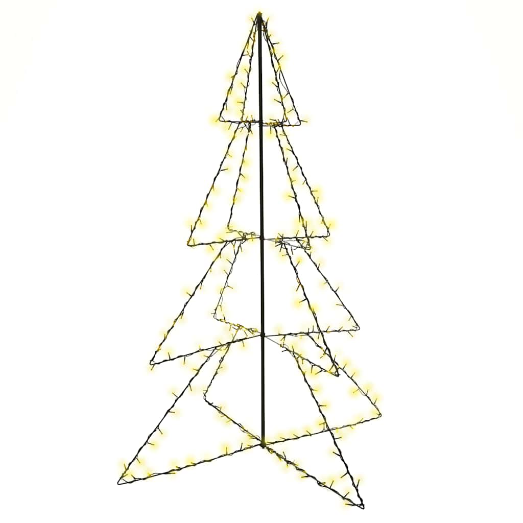 Weihnachtsbaum in Kegelform 160 LEDs Indoor & Outdoor 78x120 cm