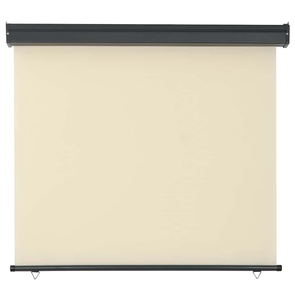 Balkon Seitenmarkise 60 x 250 cm 100% Polyester Eisen Stahl