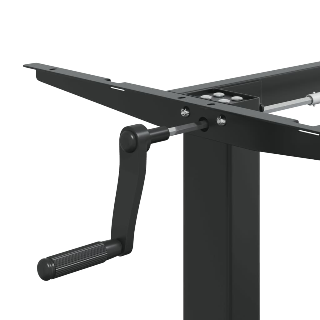 Gestell für Sitz-Steh-Schreibtische Weiß (94-135)x60x(70-114)cm
