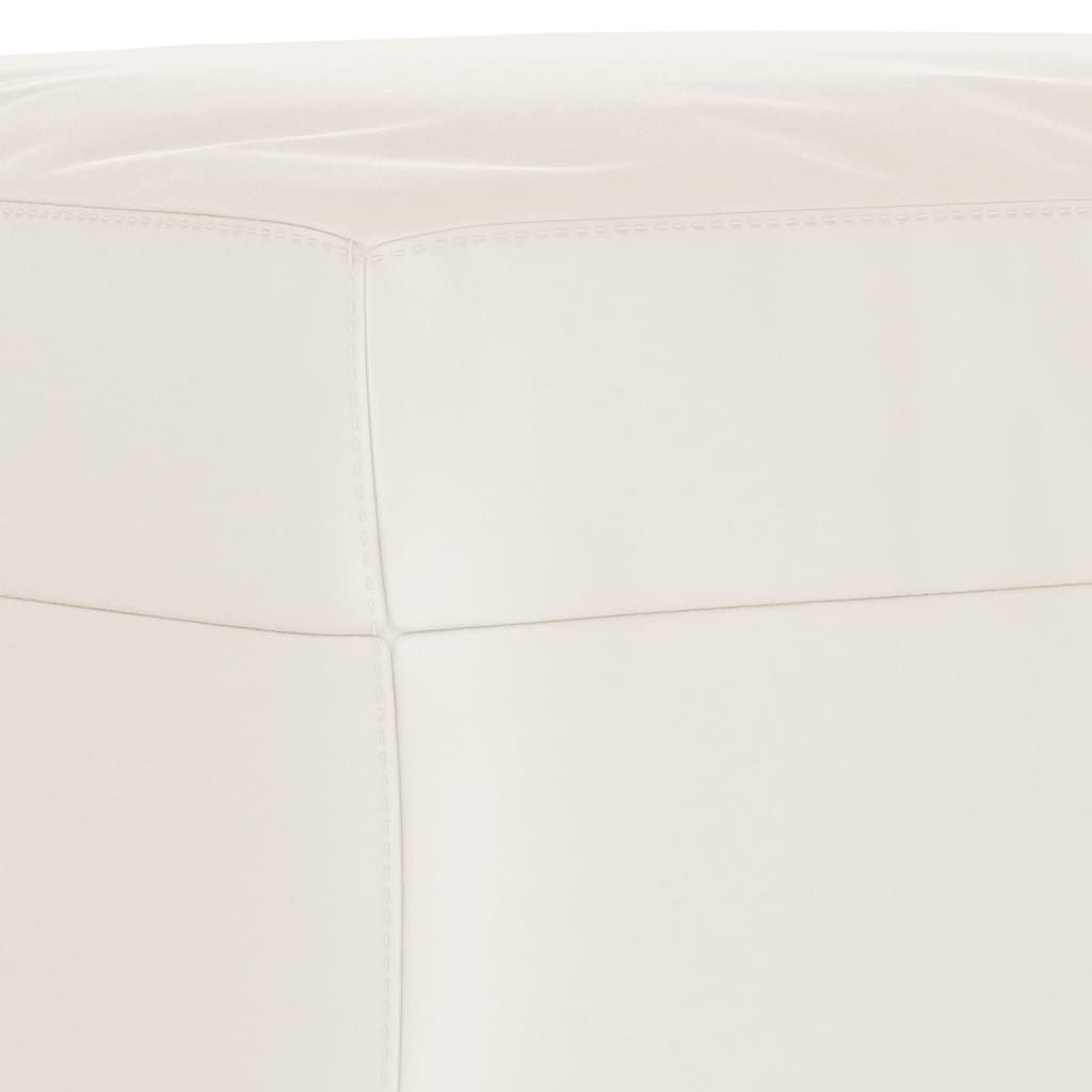 Sitzbank Hellgrau 70x35x41 cm Mikrofasergewebe
