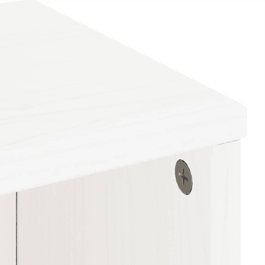 Beistellschrank ODDA 40x24x79 cm Massivholz Kiefer