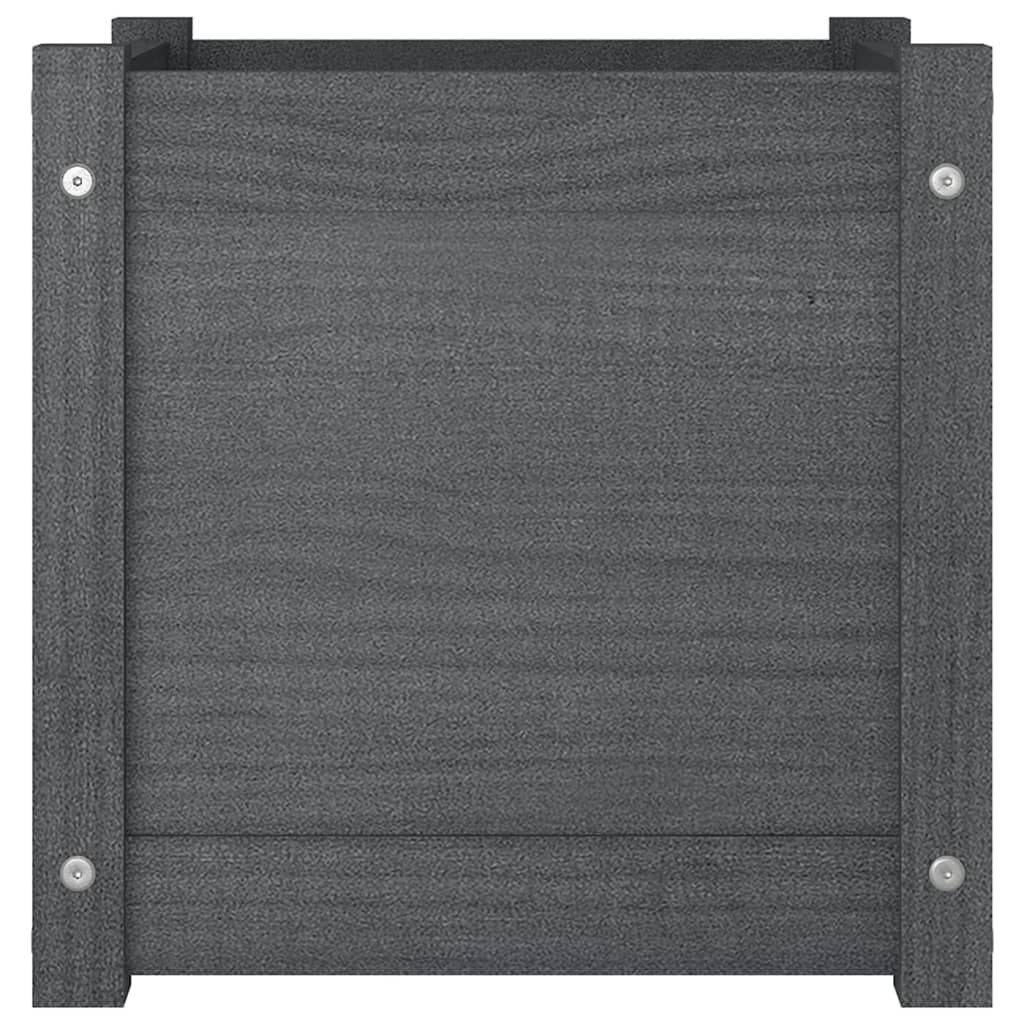 Pflanzkübel 2 Stk. 40x40x40 cm Massivholz Kiefer