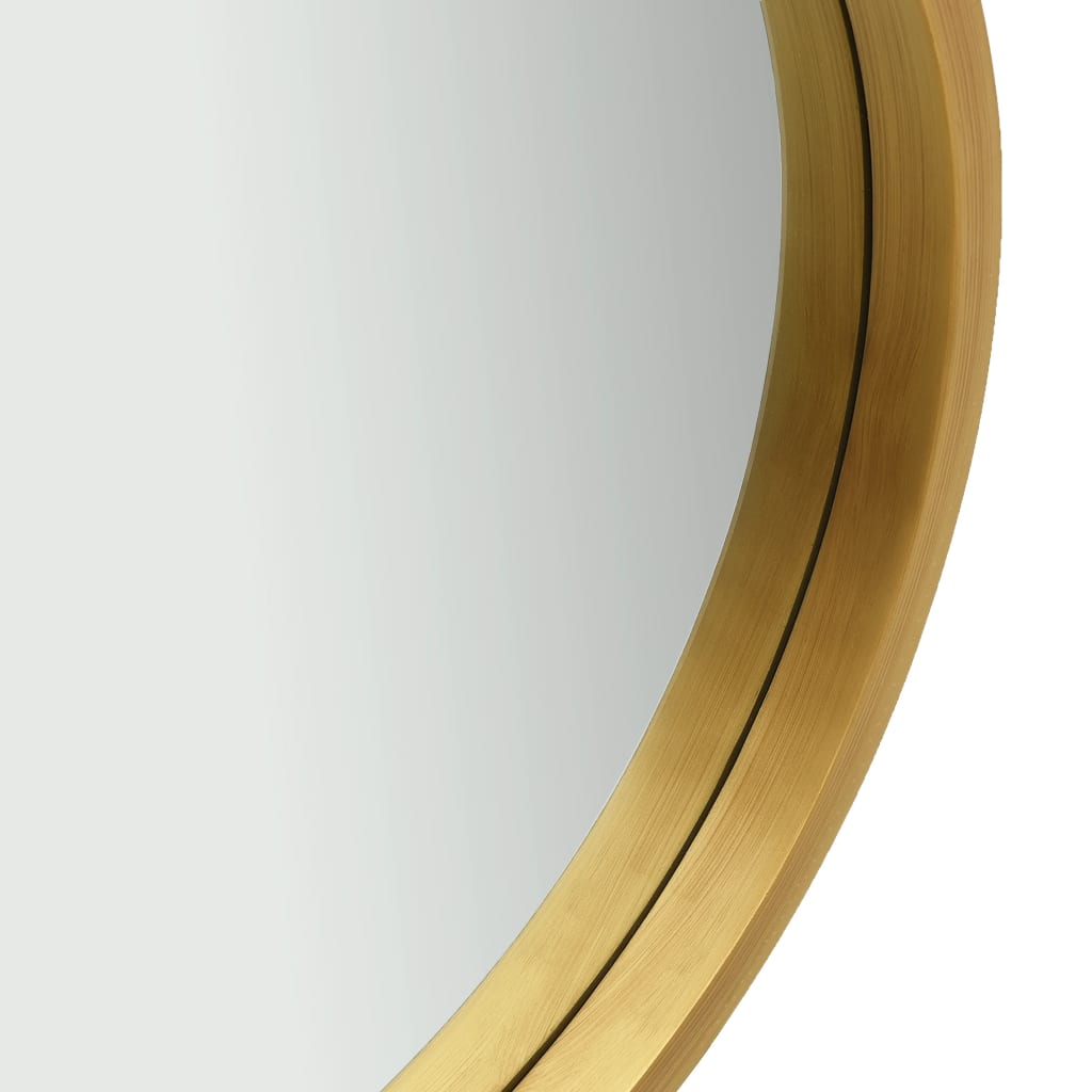 Wandspiegel mit Riemen 60 cm Golden