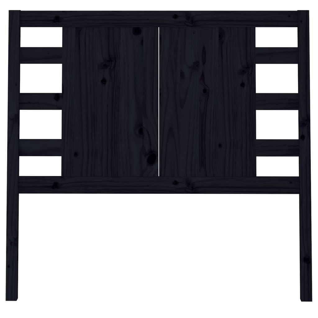 Kopfteil Grau 81x4x100 cm Massivholz Kiefer