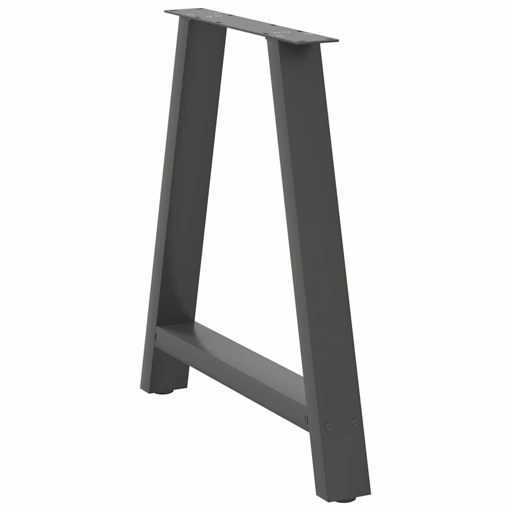 Couchtischbeine A-Form 2 Stk. 30x(30-31) cm Stahl