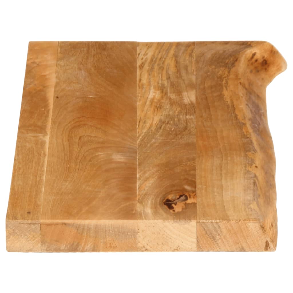 Wandregal 40x20x2,5 cm Rechteckig Massivholz Akazie Baumkante