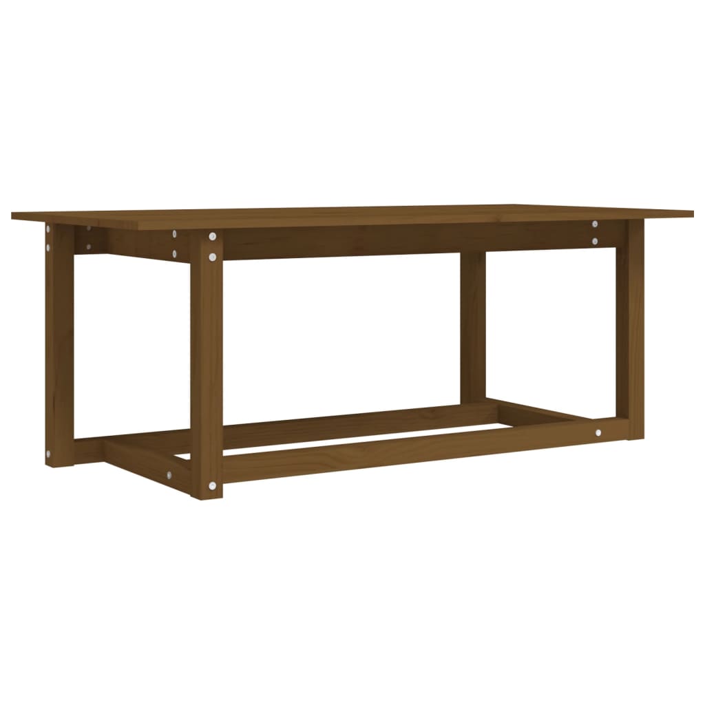 Couchtisch 110x55x45 cm Massivholz Kiefer