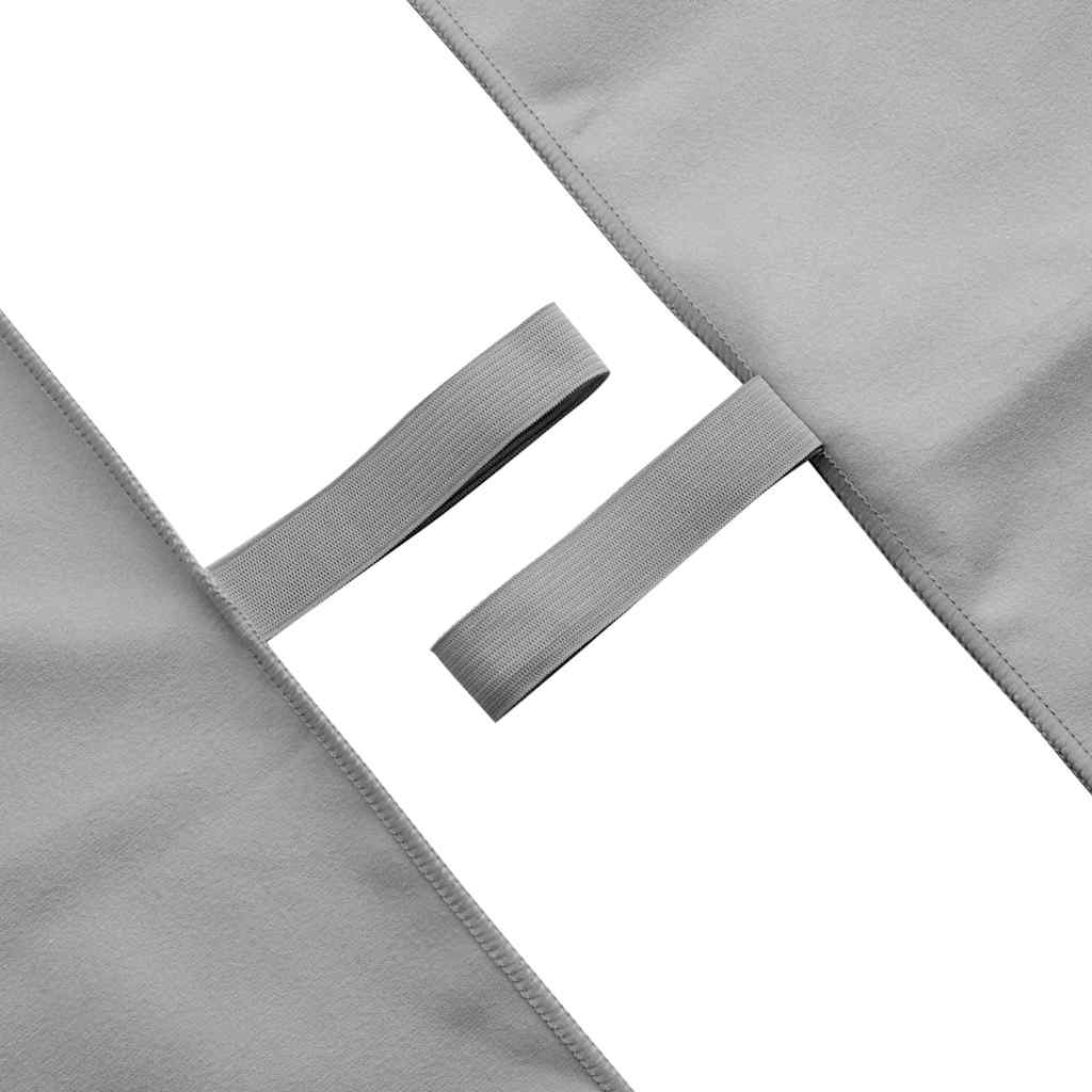Sporthandtücher 2 pcs Schwarz 50 x 30 cm Polyester und Polyamid
