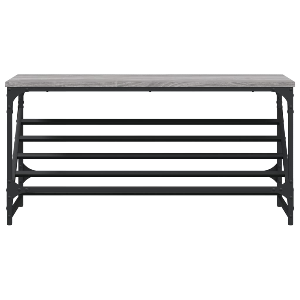 Schuhregal Schwarz 60x30x45 cm Holzwerkstoff