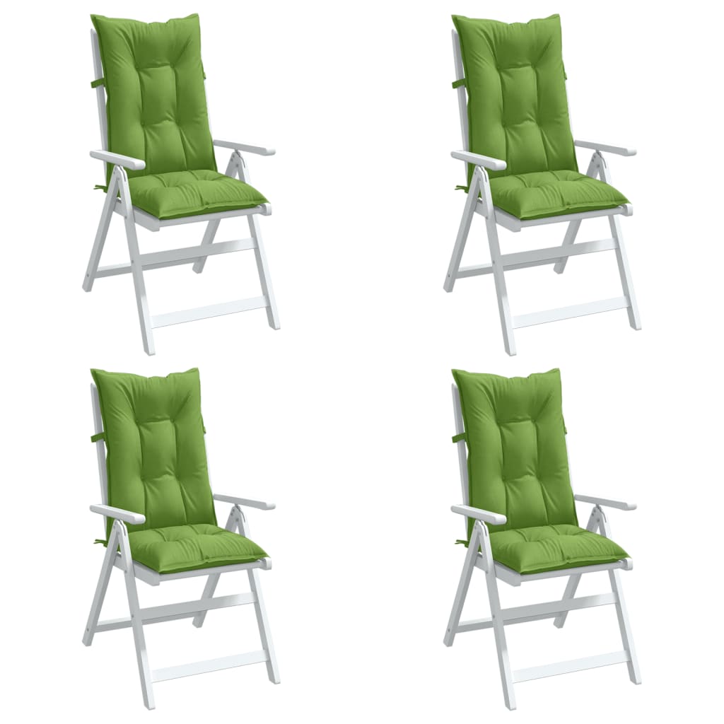 Hochlehner-Auflagen 2 Stk. Melange Anthrazit 120x50x7cm Stoff