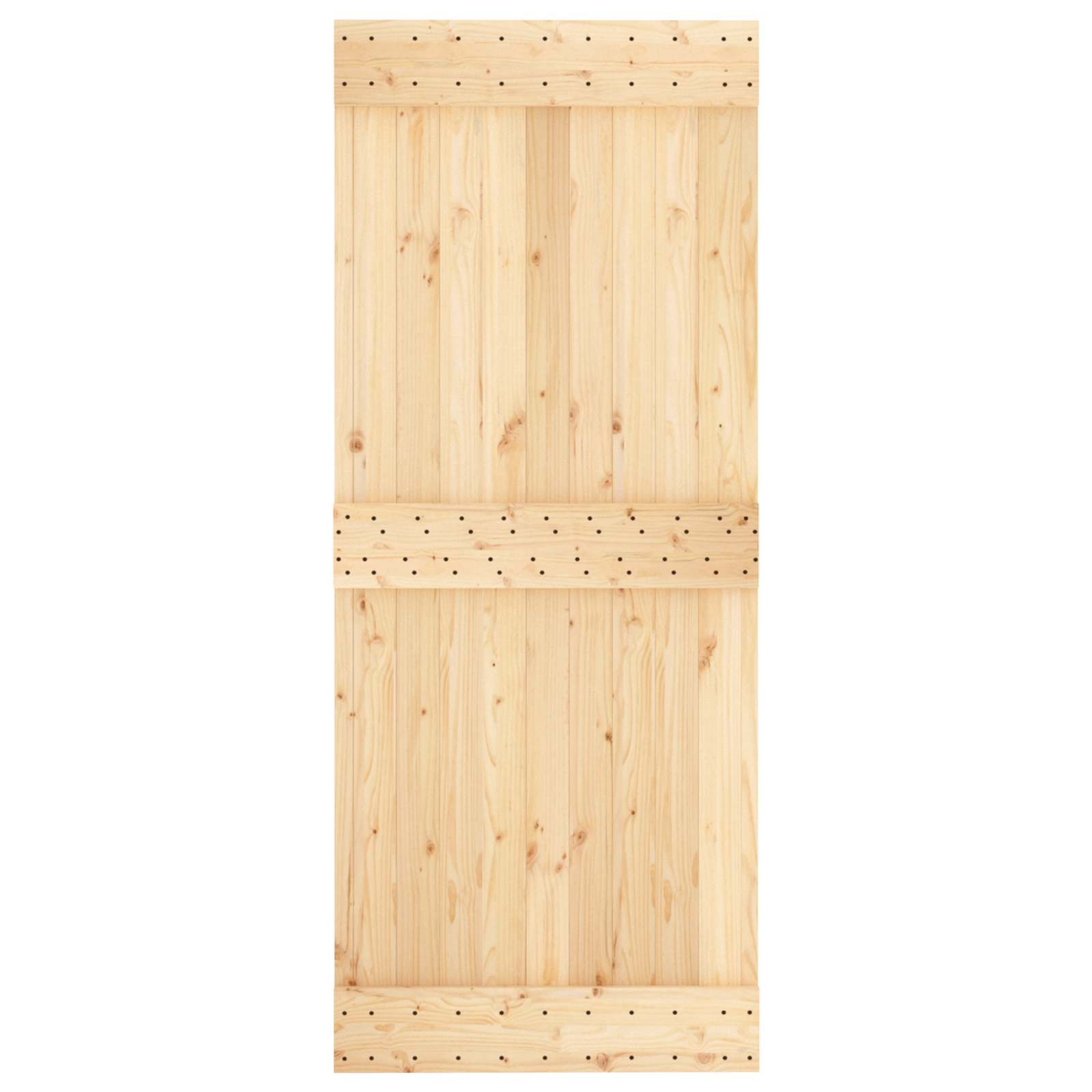 Tür NARVIK Natur 80 x 210 cm Massivkiefer