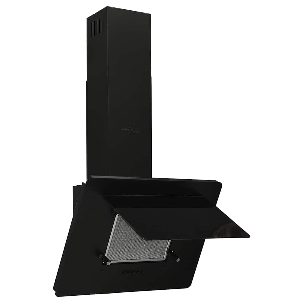 Dunstabzugshaube 60 cm Edelstahl und Hartglas Silbern