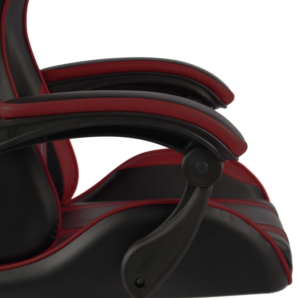 Gaming-Stuhl Schwarz und Blau Kunstleder