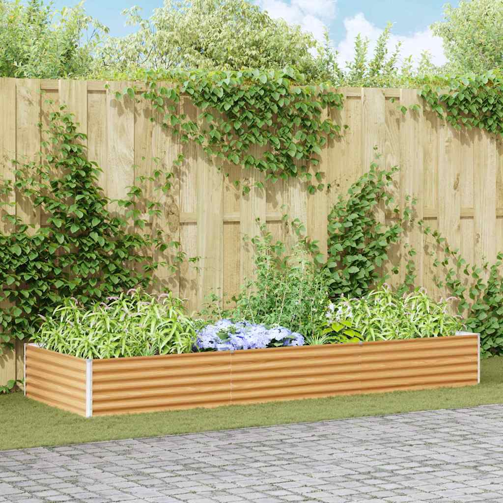 Garten-Hochbeet 100 x 50 x 36 cm Cortenstahl