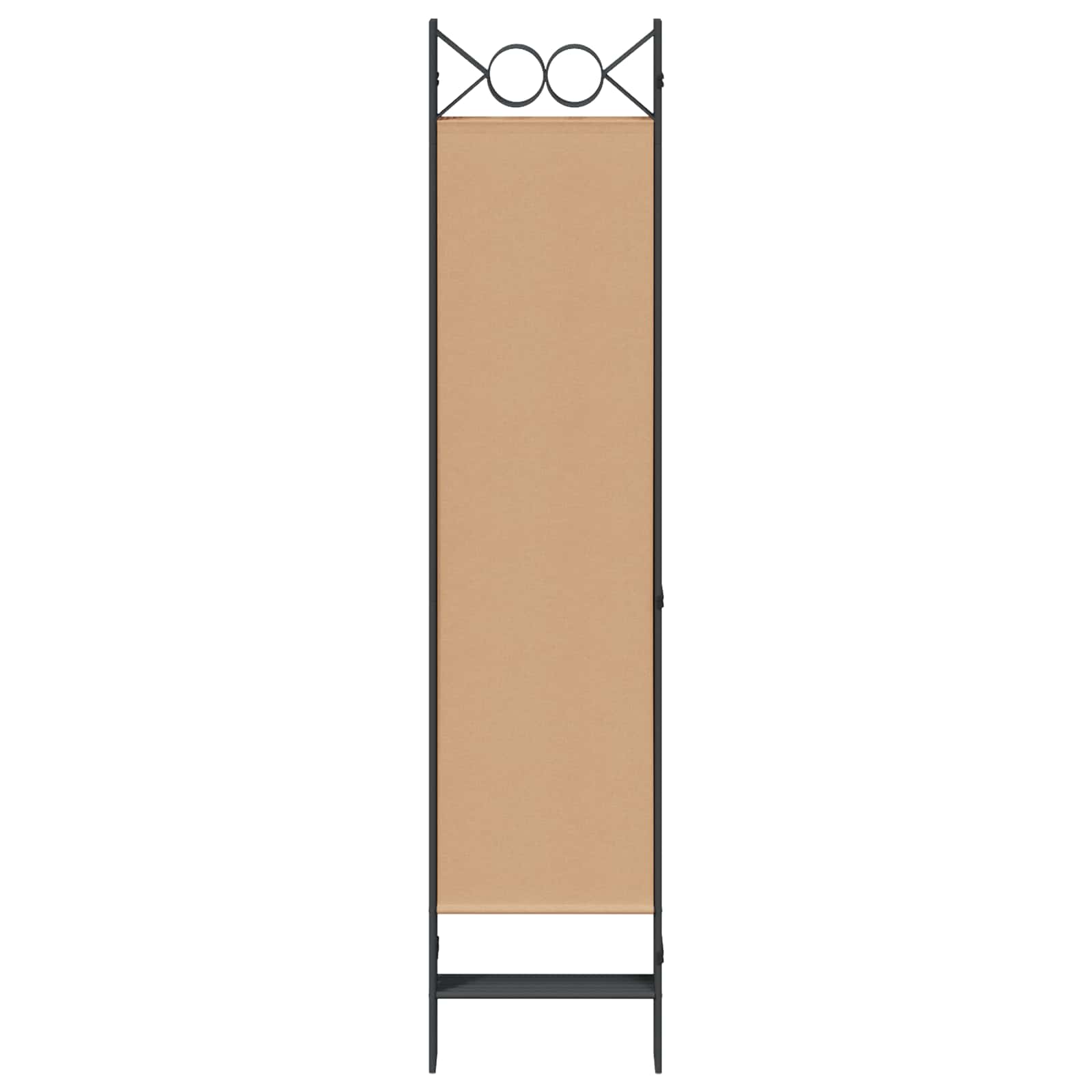 5-tlg. Raumteiler Anthrazit 200 x 180 cm