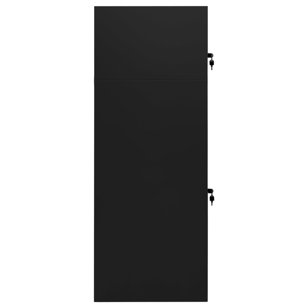 Sattelschrank Weiß 53x53x140 cm Stahl