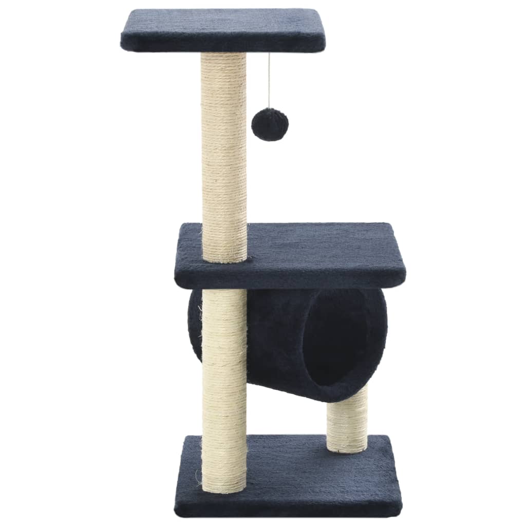 Katzen-Kratzbaum Sisal 65 cm Grau