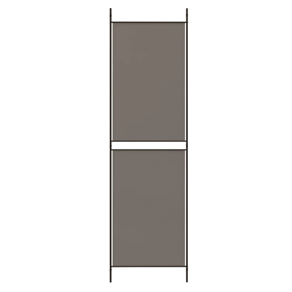 3-teiliger Raumteiler Beige 150 x 180 cm Stoff