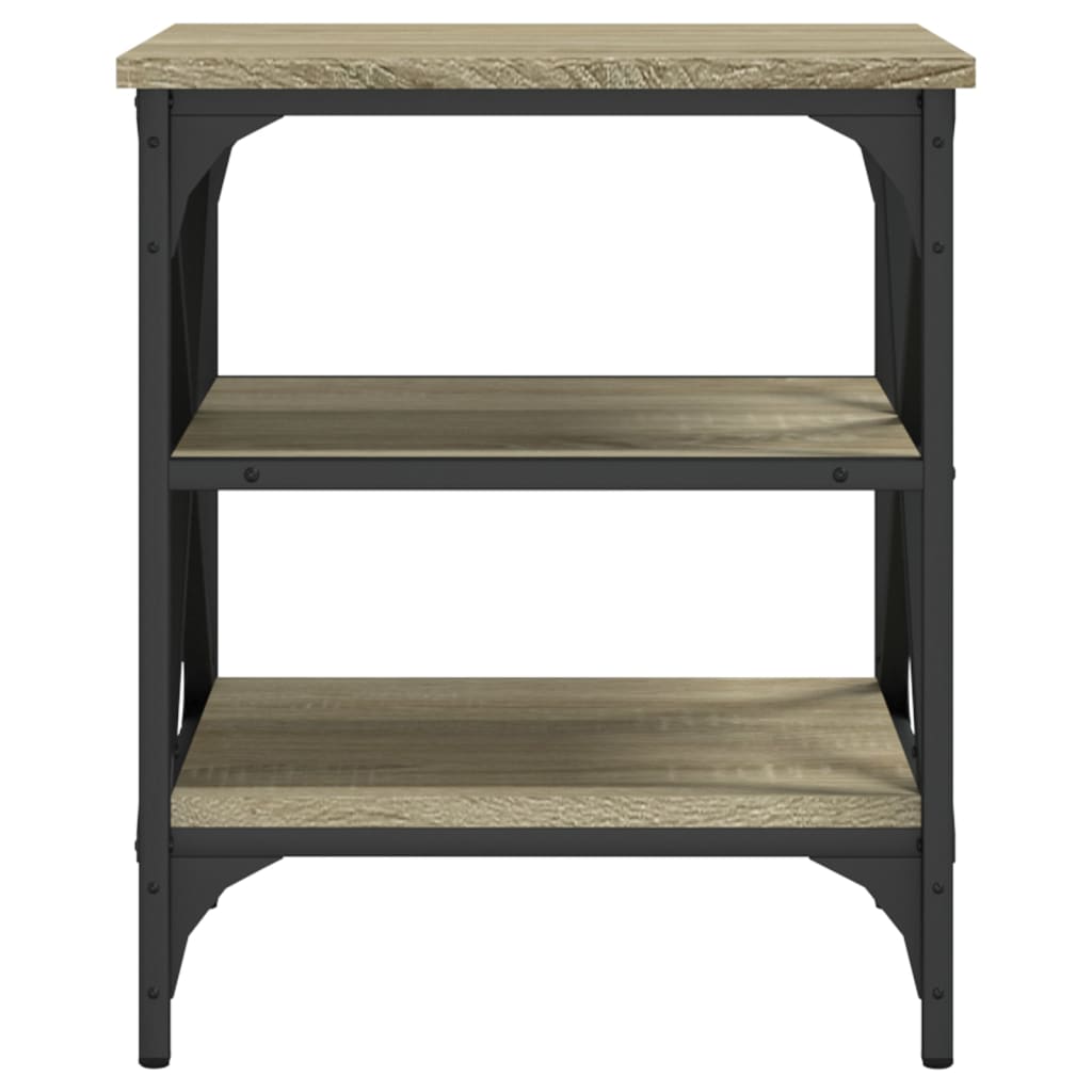 Beistelltisch Schwarz 40x42x50 cm Holzwerkstoff
