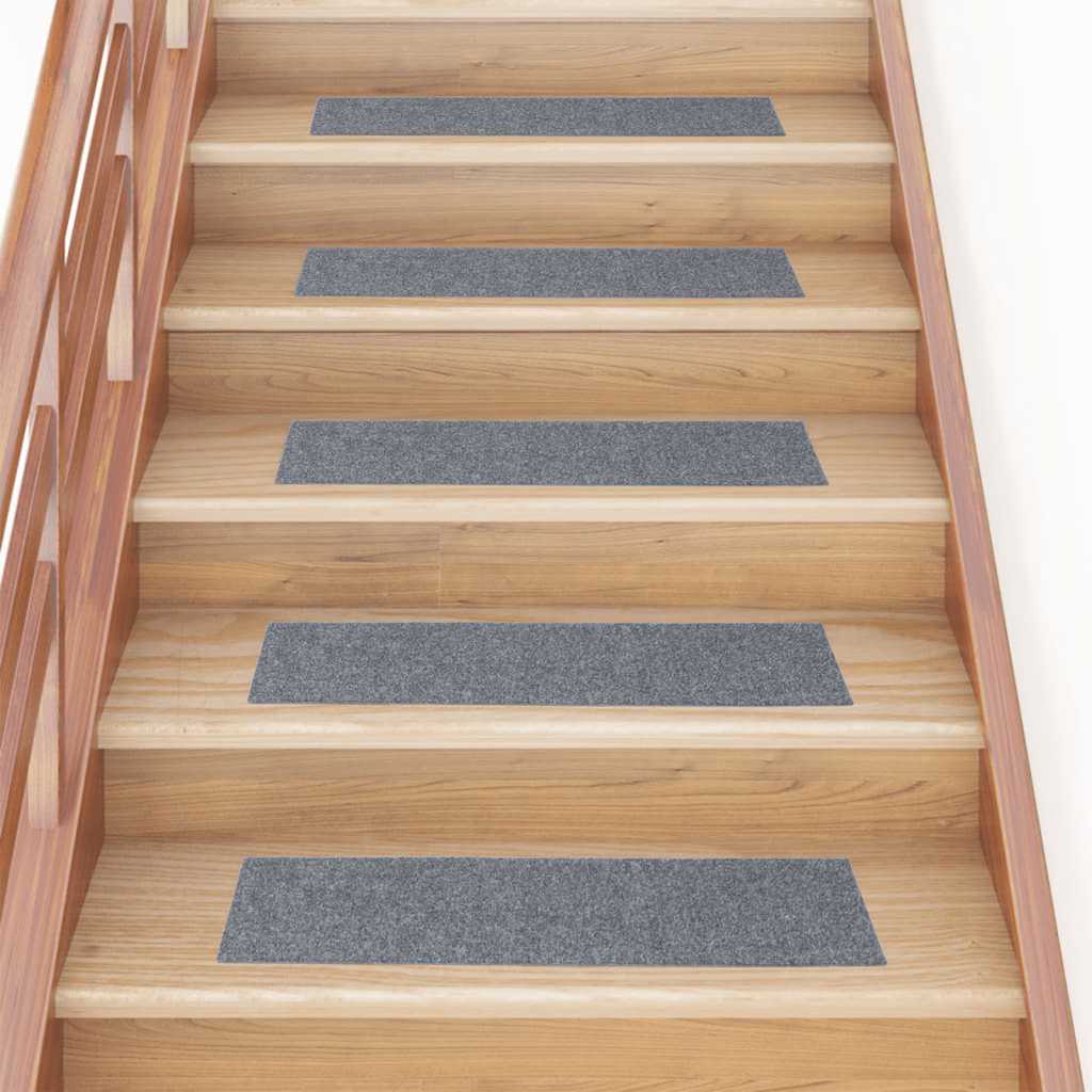 Stufenmatten Selbstklebend 15 Stk. 60x25 cm Hellbraun Rechteckig