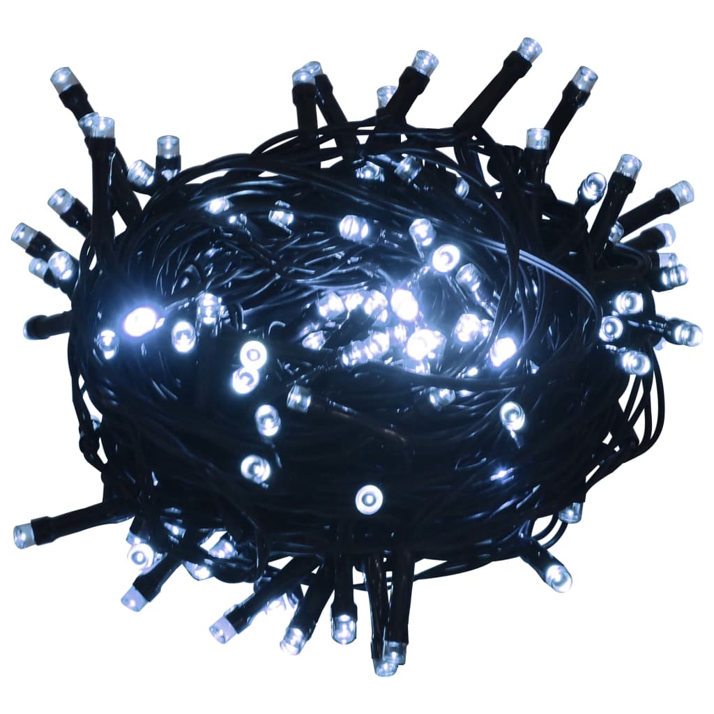 Lichterkette mit 400 LEDs Blau 40 m 8 Lichteffekte