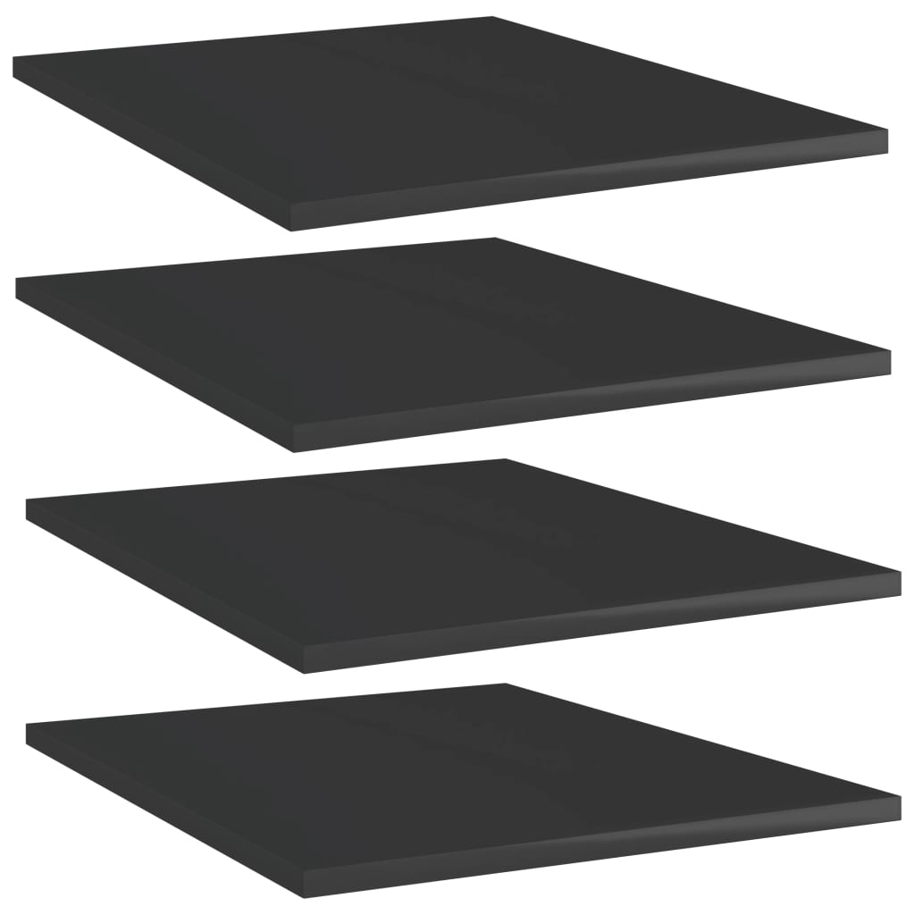 Bücherregal-Bretter 4 Stk. Weiß 40x10x1,5 cm Holzwerkstoff