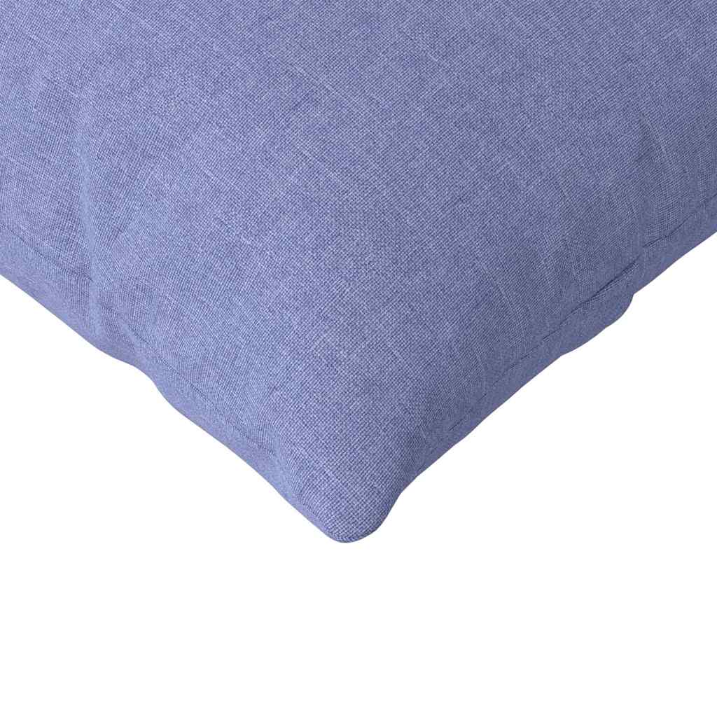 Sofakissen 2 pcs Hellgrau 50 x 30 cm Stoff