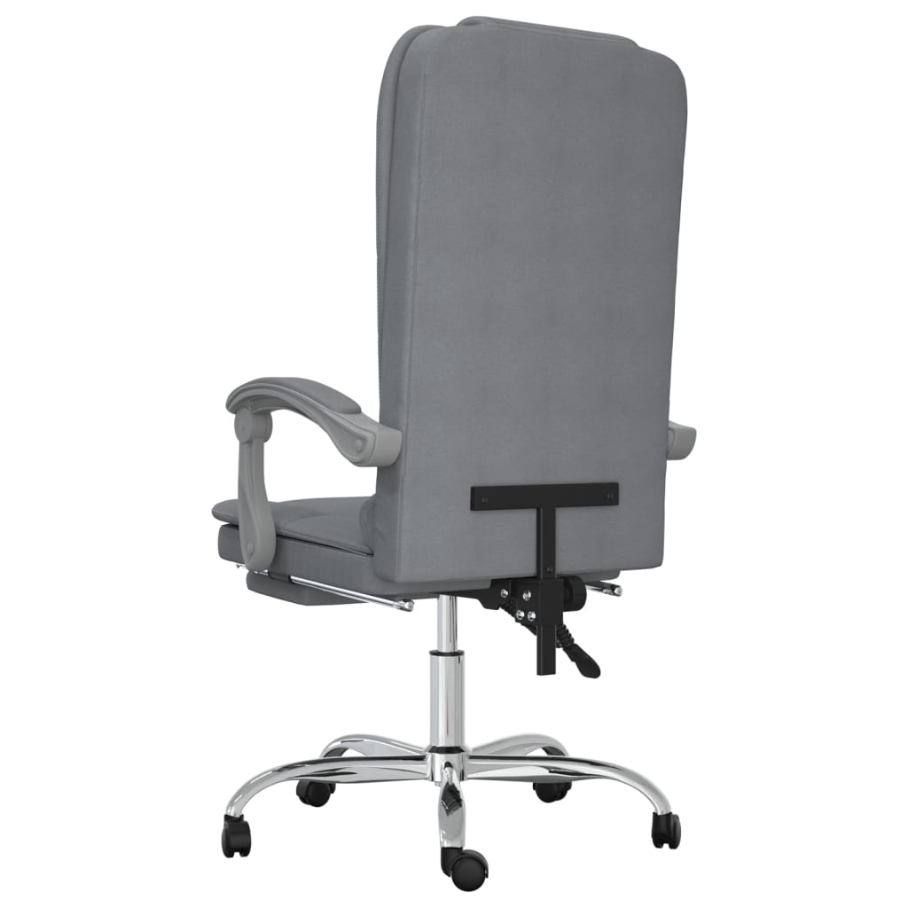 Bürostuhl mit Massagefunktion Taupe Stoff