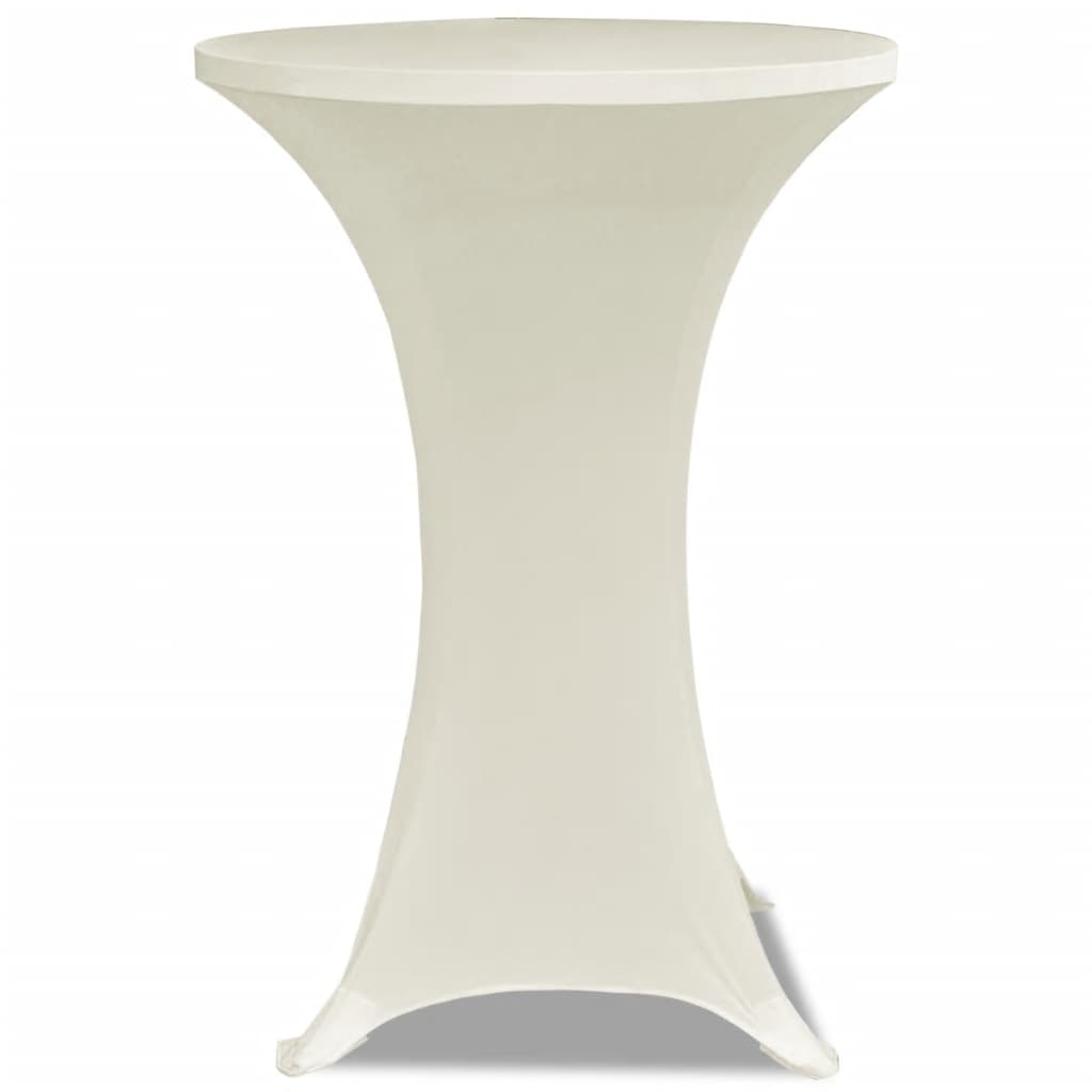 Tischhusse Stretchhusse 2 Stk 70 cm Anthrazit