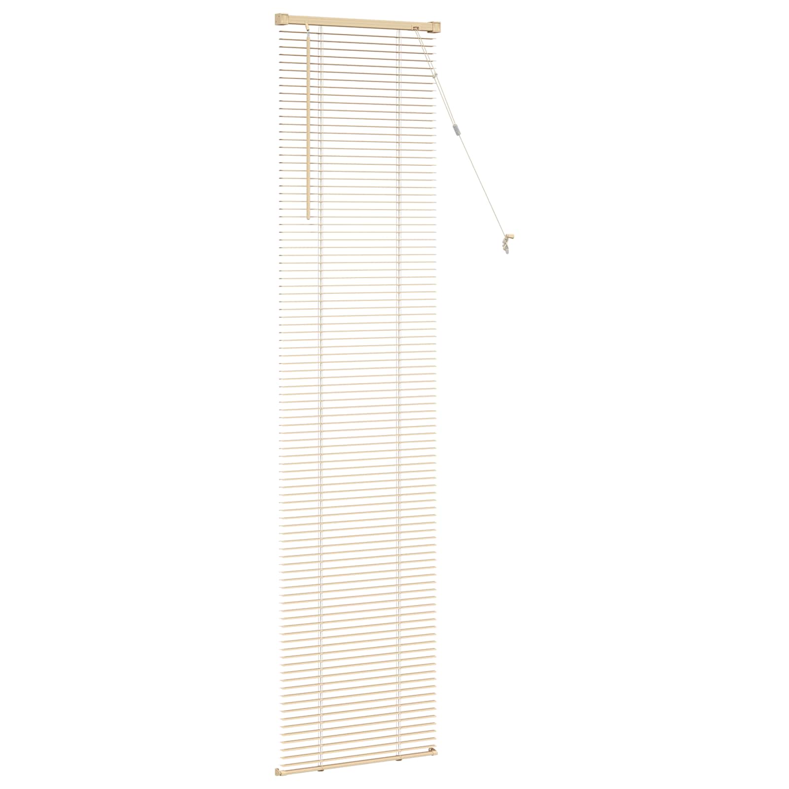 Jalousie Silber Grau 150 x 40 cm 25 mm PVC