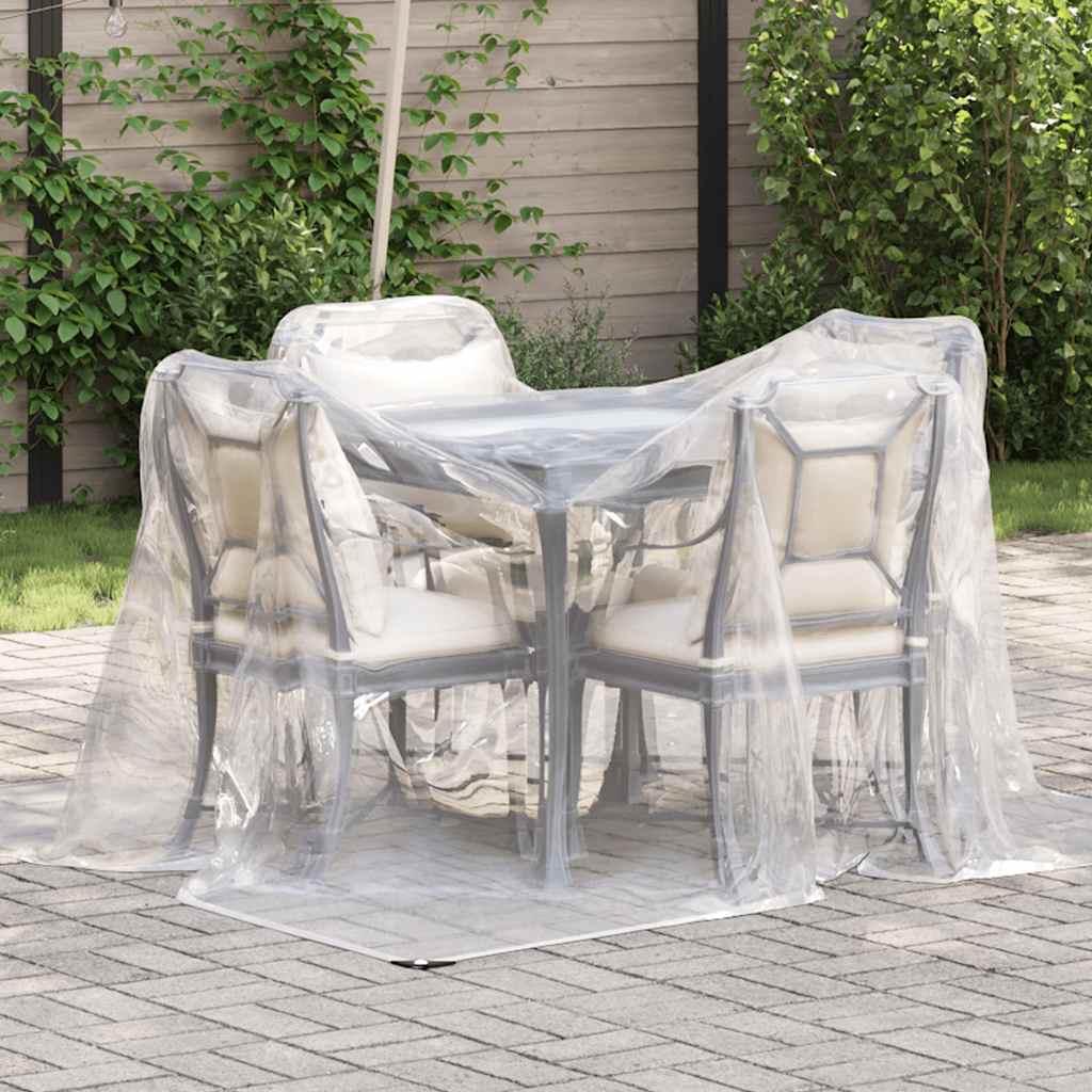 Transparente Plane mit Ösen 1x2 m Polyethylen