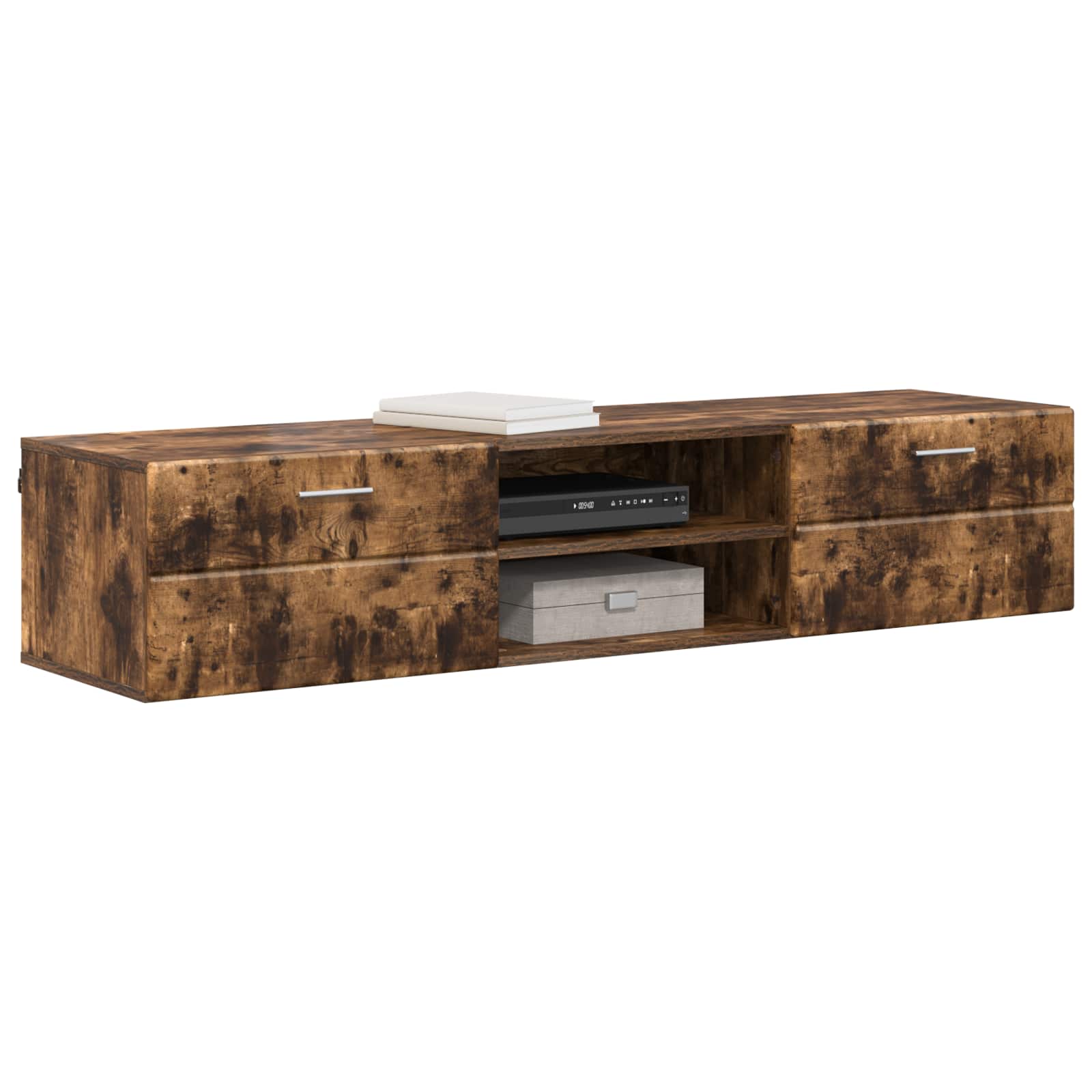 Highboard mit Regal FLORIN Weiß 60 x 35 x 182 cm Holzwerkstoff