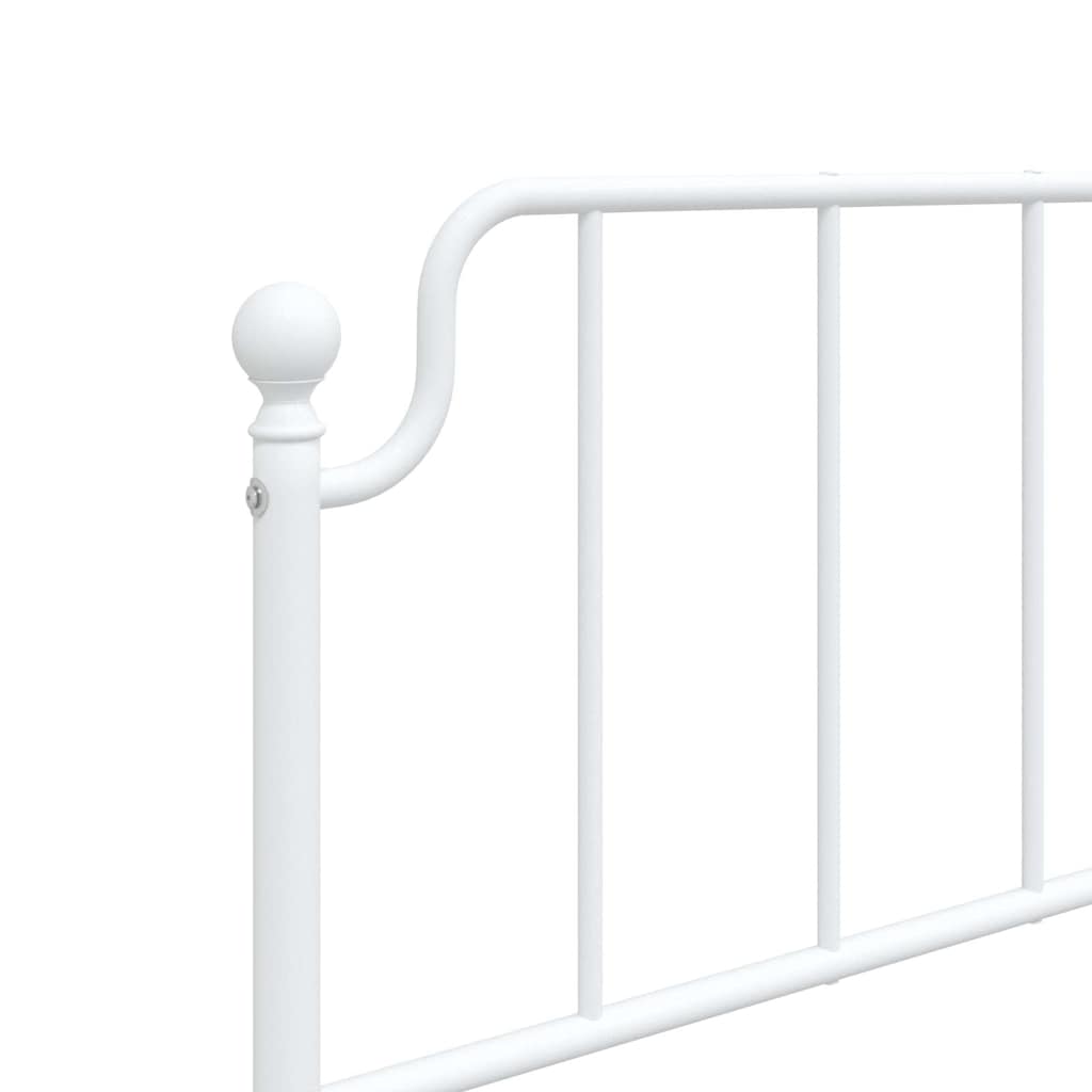 Ersatz-Kopfteil Metall Schwarz 135 cm