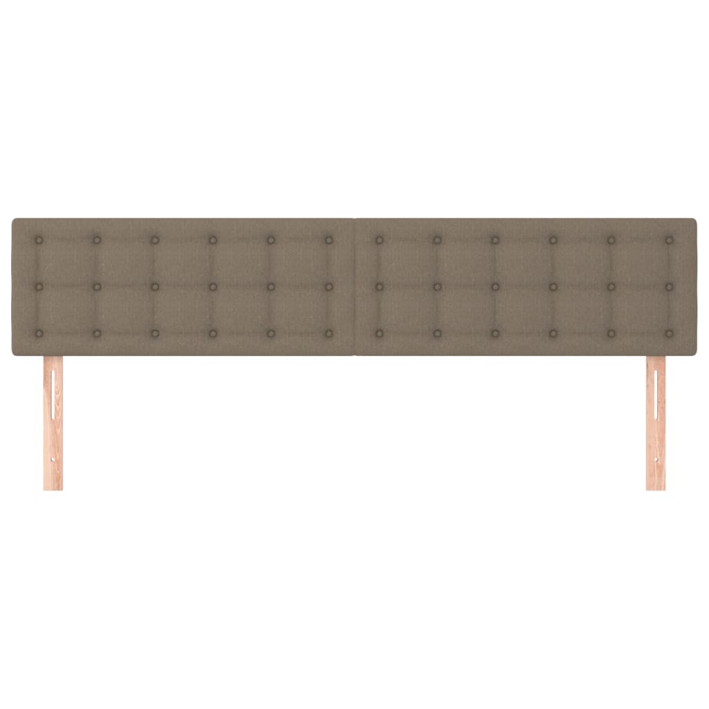 Kopfteil Hellgrau 80x5x118/128 cm Stoff