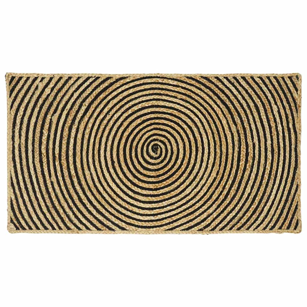 Bereichsteppiche Weiß 60 x 110 cm Jute