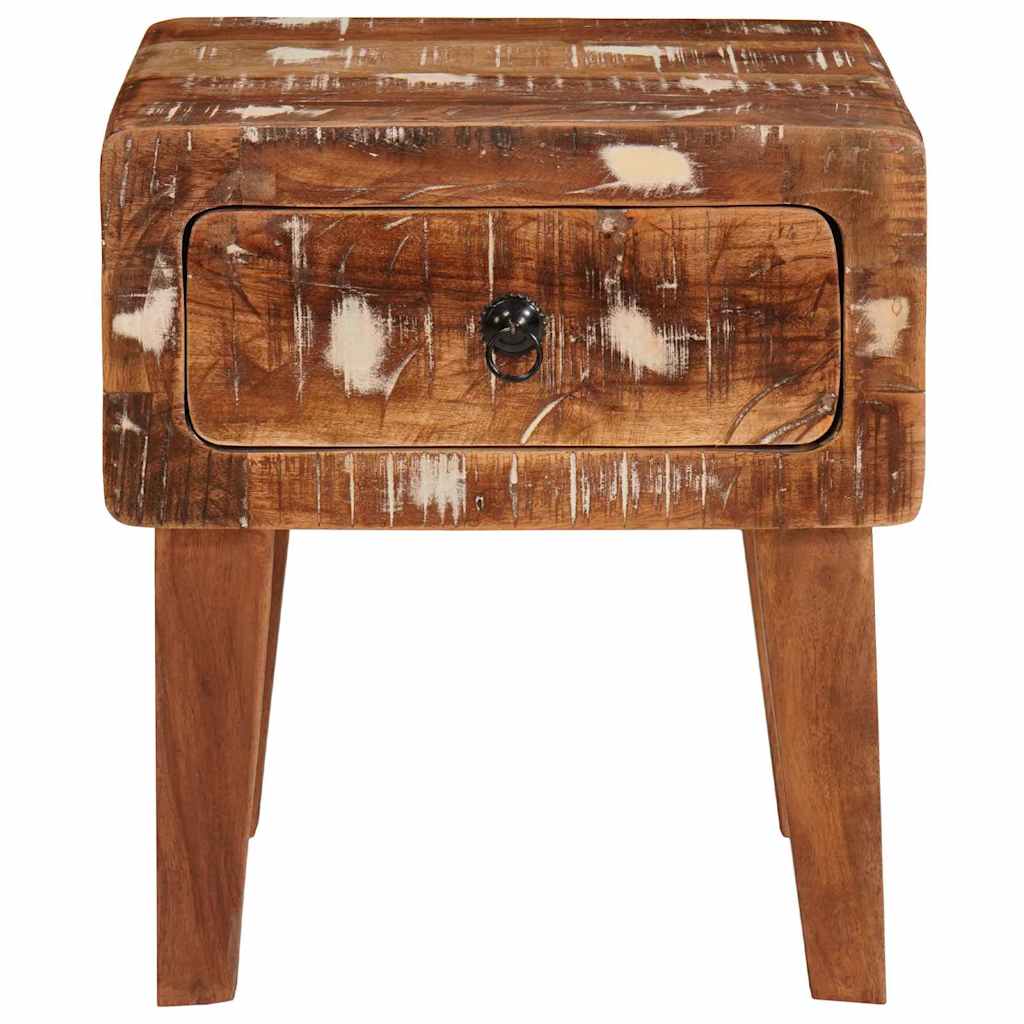 Beistelltisch Braun 40 x 32 x 46 cm Massivholz Mango