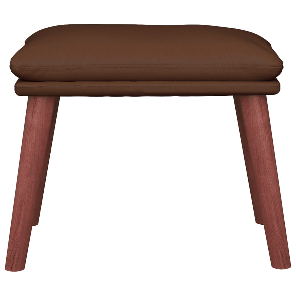 Fußhocker Schwarz 45x29,5x35 cm Kunstleder