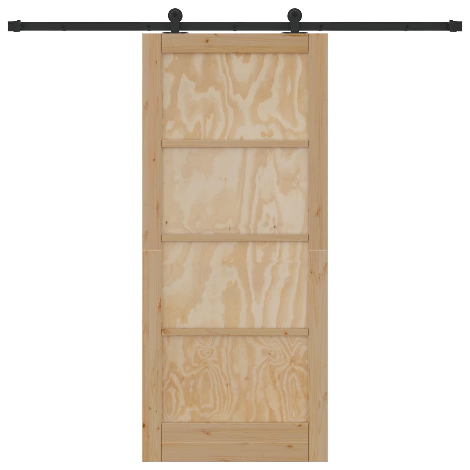 Schiebetür ORKDAL Natur 61 x 198,5 cm Massives Kiefernholz