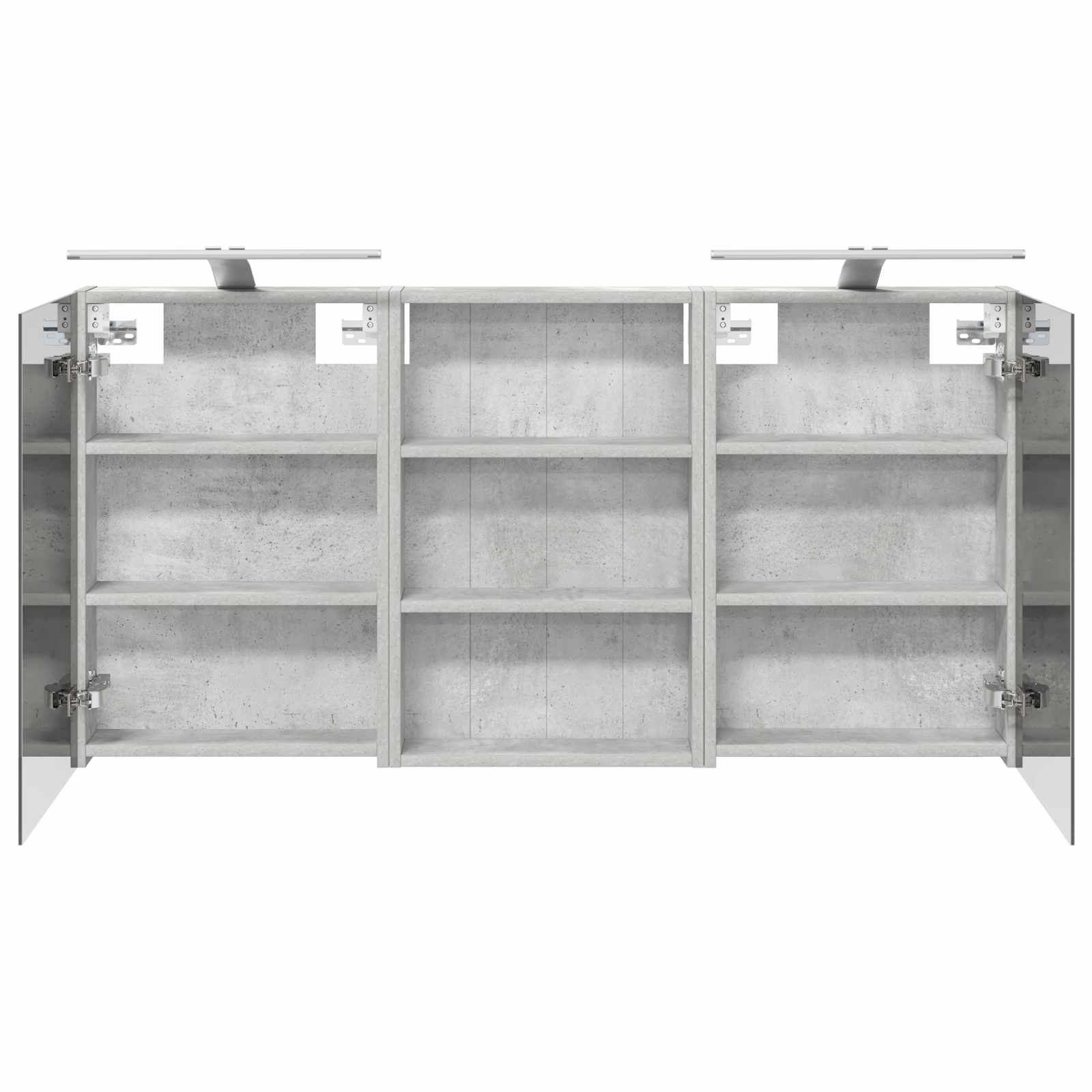 Badezimmerschrank-Set 3 pcs 80 x 10,5 x 50 cm Holzwerkstoff