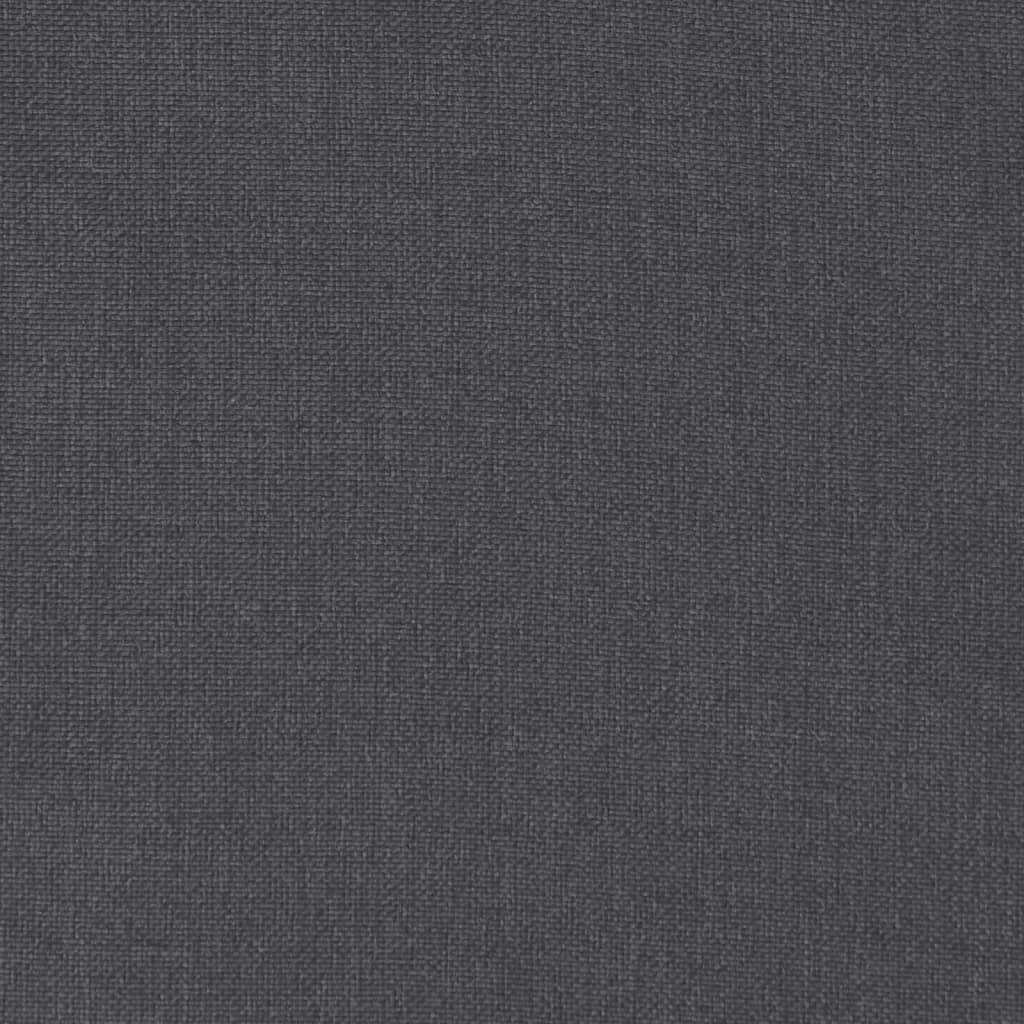 Gartenbank-Auflagen 2 Stk. Melange Anthrazit 100x50x7 cm Stoff