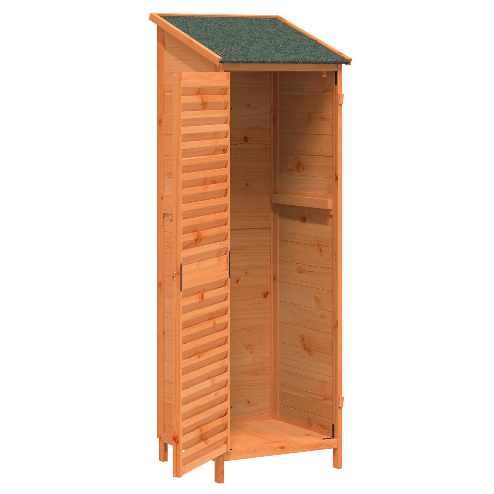 Gartenschuppen Natur 59 x 56 x 113,5 cm Massivholz aus Fichte