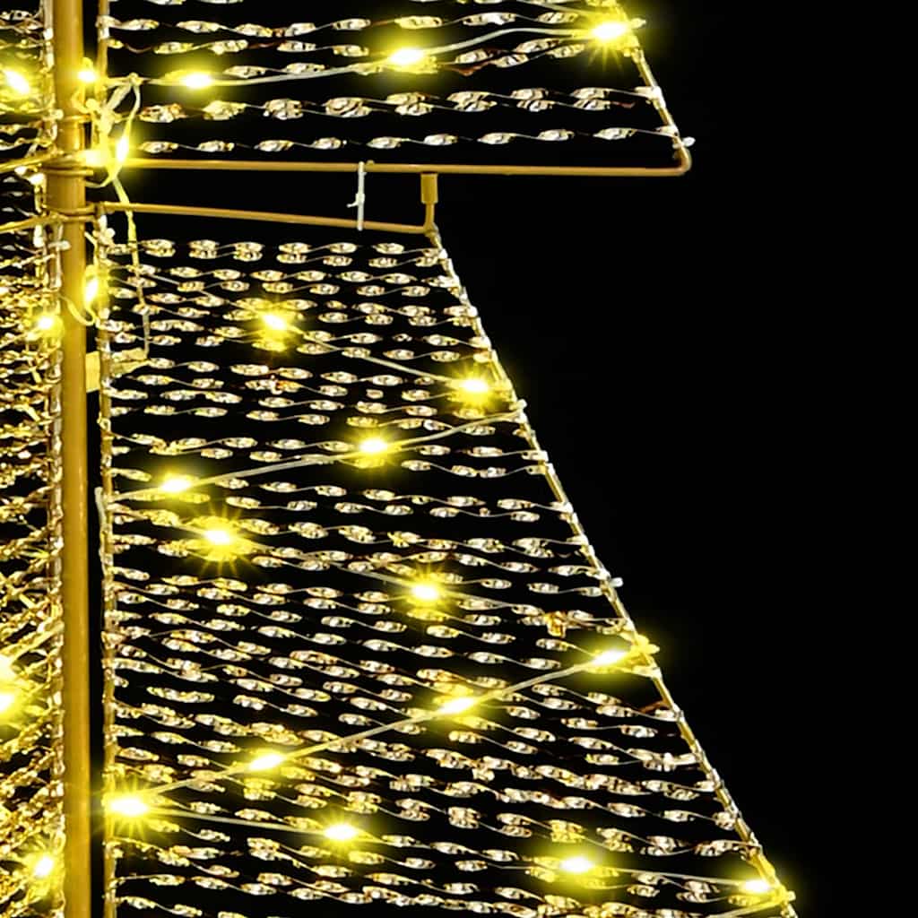 Weihnachtsbaum mit 100 LEDs Warmes Weiß 120 cm PET