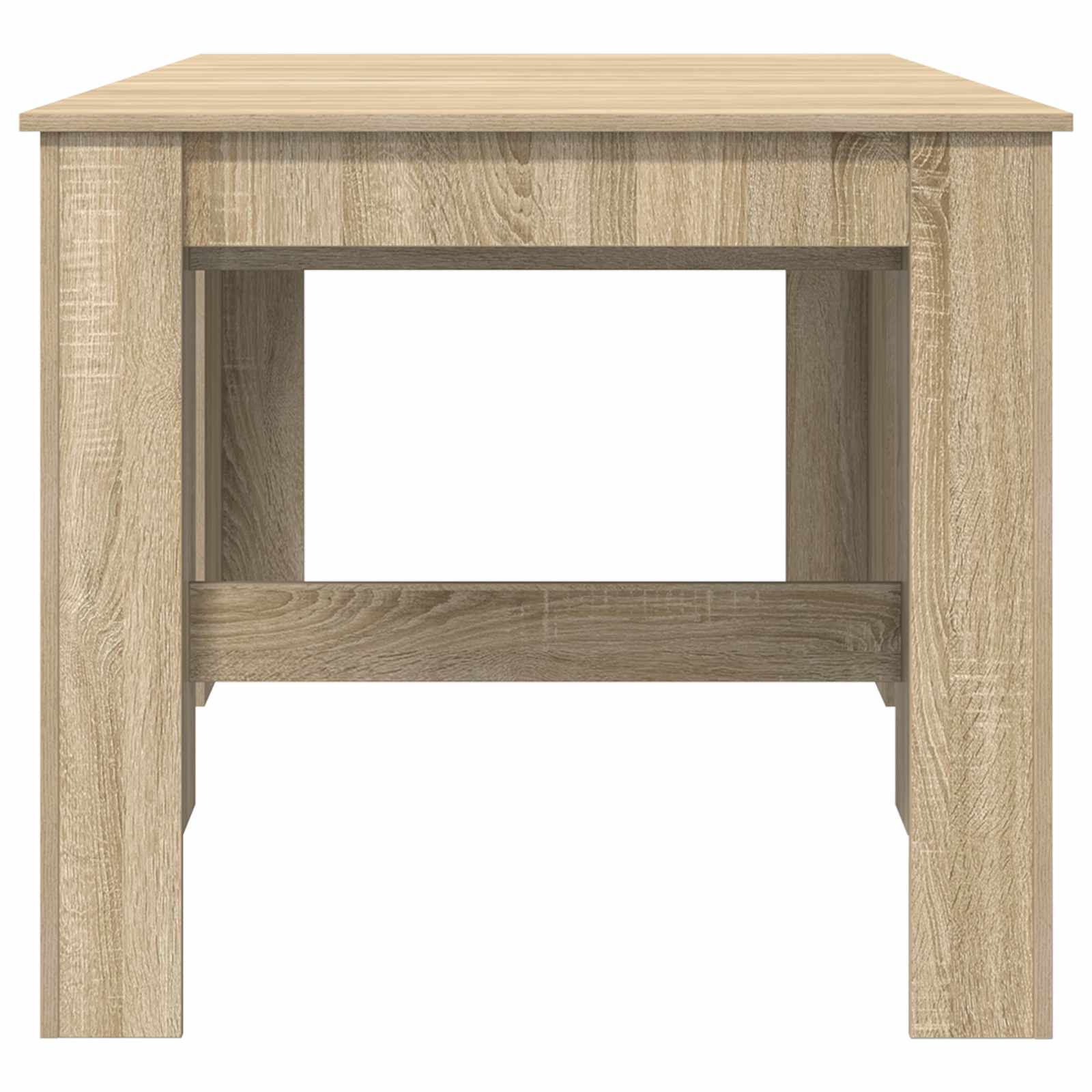 Esstisch 180 x 85 x 75 cm Holzwerkstoff Schwarze Eiche