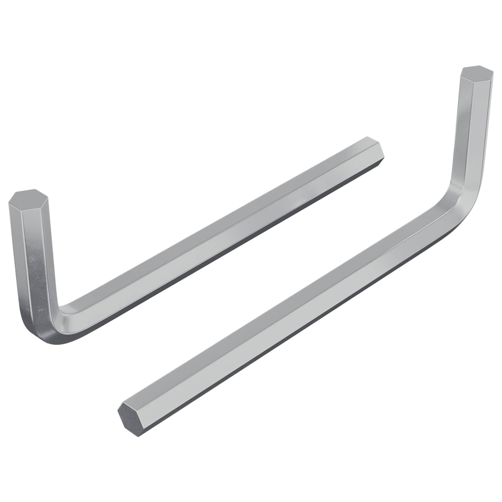 Inbusschlüssel 2 pcs Silber 20 x 52 mm Stahl