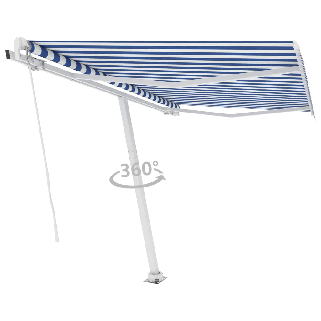 Standmarkise Manuell Einziehbar 300x250 cm Creme