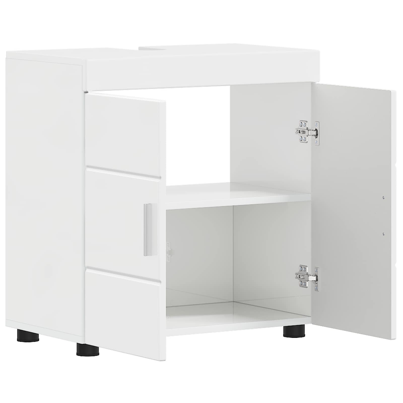 Badezimmermöbel-Set TULUM 2 pcs Weiß 60 x 34 x 63 cm